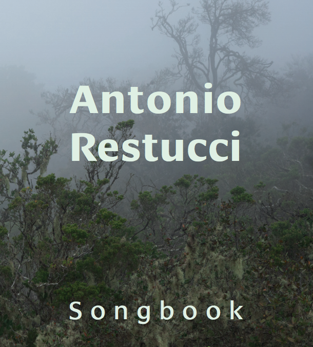 Antonio Restucci. Songbook