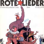 Rote Lieder. 8 Festival des politischen Liedes