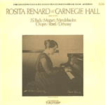 Rosita Renard at Carnegie Hall