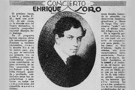 Enrique Soro y sus obras orquestales de más de cien años