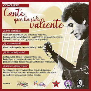 Concurso con canciones de Víctor Jara