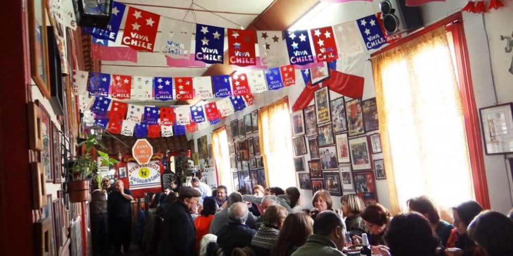 Celebración a la chilena