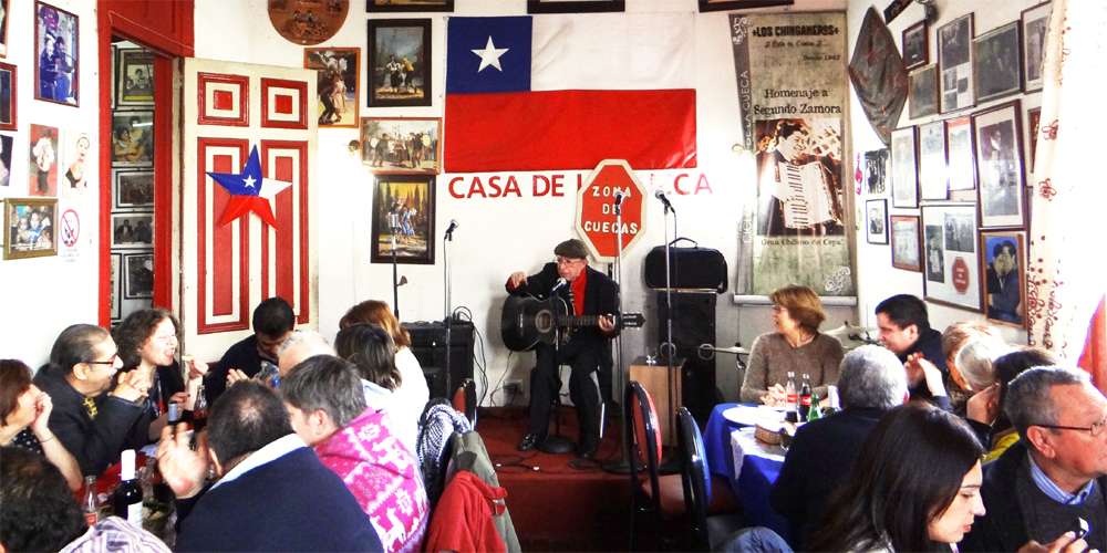 Celebración a la chilena